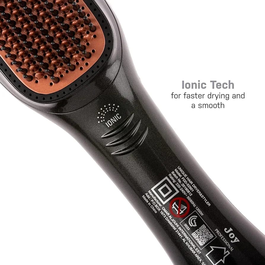 Joy Professional 2 in 1 Hair Styling Brush Unique Hair Dryer and Styler