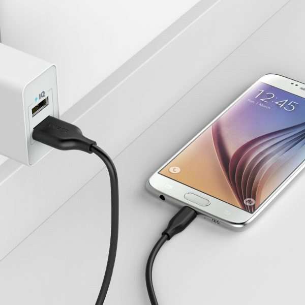 Anker PowerLine USB-A to Micro USB Cable 3ft (0.9m) – A8132H12