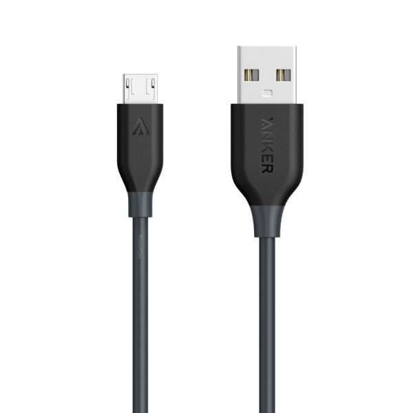 Anker PowerLine USB-A to Micro USB Cable 3ft (0.9m) – A8132H12