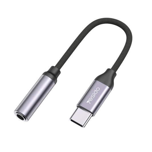 Yesido YAU19 USB-C to 3.5mm Audio Adapter Cable – 12cm Type-C Headphone Converter