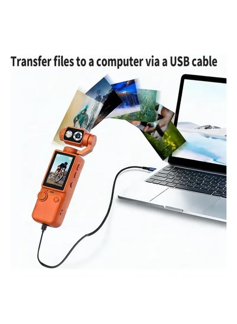 AirTab Pocket 4 Ultra HD 4K Handheld Vlogging Camera with Gimbal Stabilization & IPS Display