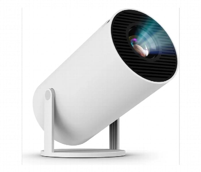 HT5 Mini Smart Projector with 5G WiFi & Bluetooth – Native HD Support, 4K Compatible Portable Home Theater