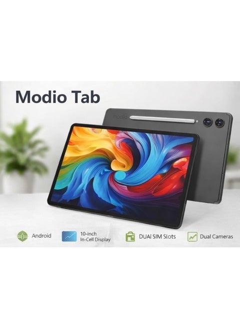 Modio M42 10.1" Android Tablet – 12GB RAM, 512GB Storage, Dual SIM, 10000mAh Battery