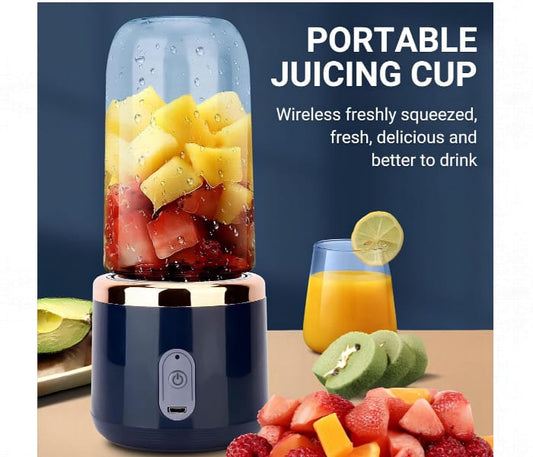 Portable USB Rechargeable Blender Cup – Mini Wireless Smoothie & Juice Maker