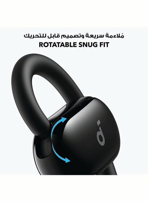 Soundcore V20i Open-Ear Wireless Earbuds with Ear Hooks, IP55 Water Resistance & 36H Playtime