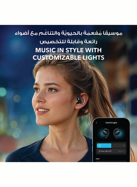 Soundcore V20i Open-Ear Wireless Earbuds with Ear Hooks, IP55 Water Resistance & 36H Playtime