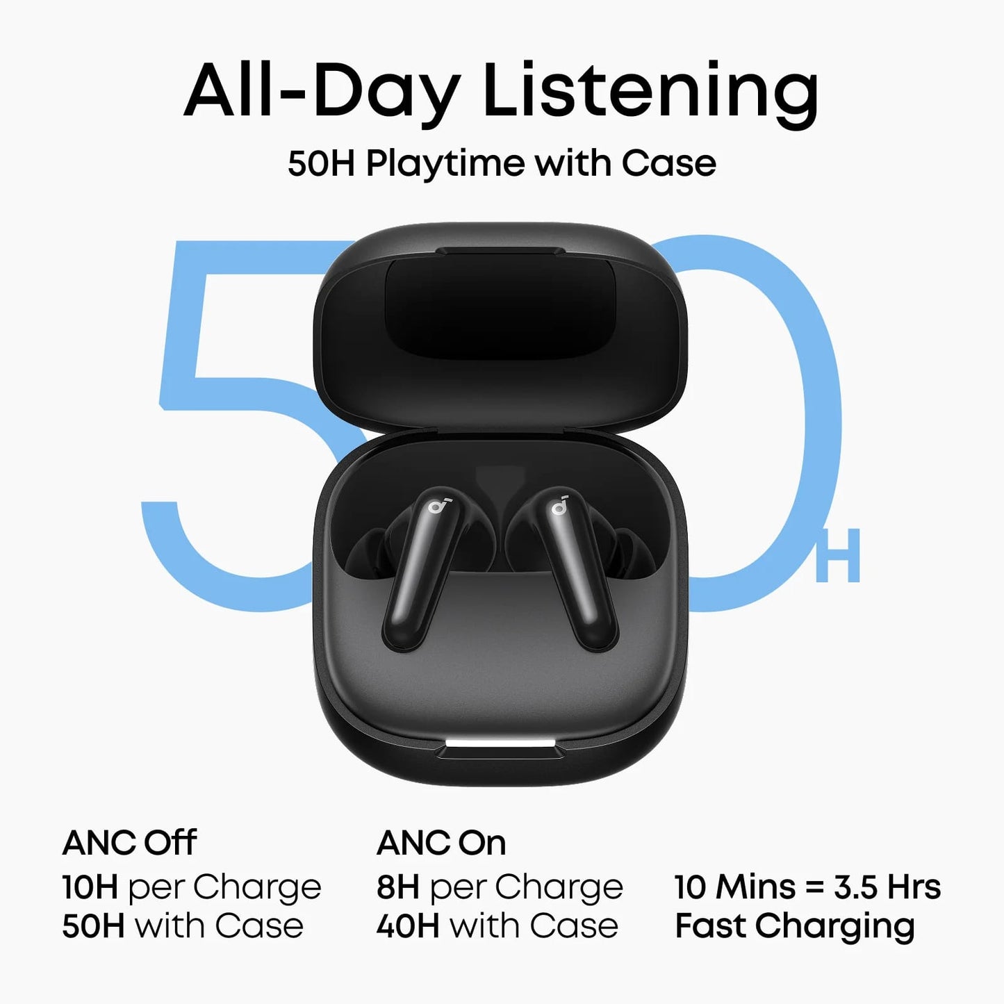 Soundcore R60i NC True Wireless Earbuds with Adaptive ANC, Bluetooth 5.4 & Long Battery Life