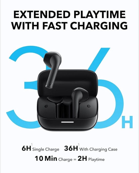 Soundcore K20i True Wireless Earbuds with Bluetooth 5.3, 36H Playtime & Fast Charging