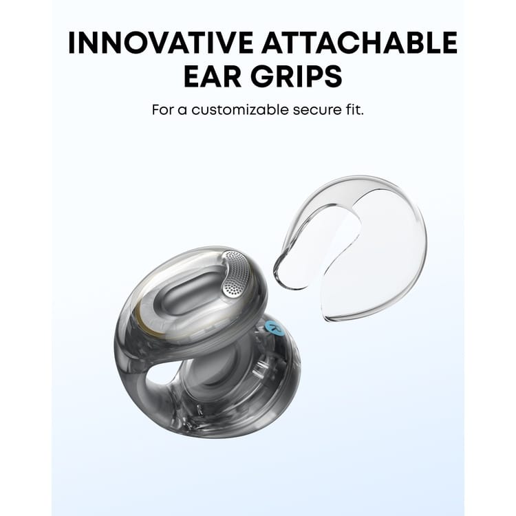 Soundcore C40i Open-Ear Wireless Bluetooth Earbuds with AI Clear Calls, Secure Clip-On Fit & Long Battery Life