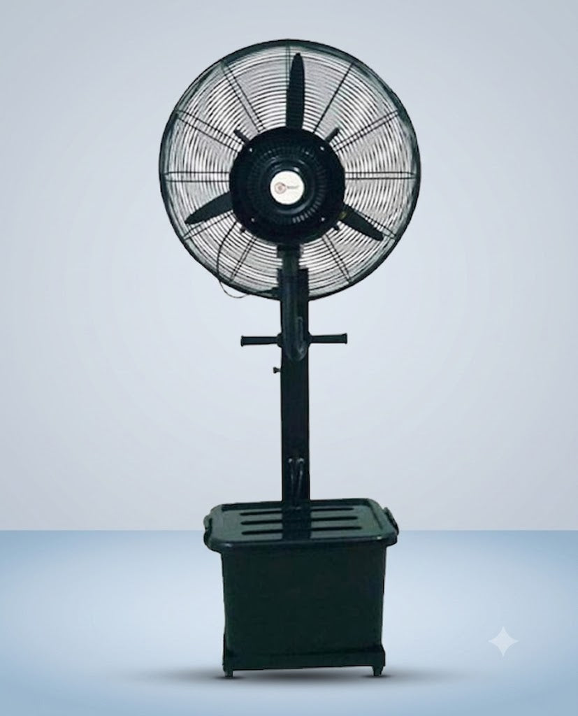 Belaco 26 Inch Outdoor Mist Fan B26CF03 – Adjustable Water Flow Cooling Fan with 41L Tank