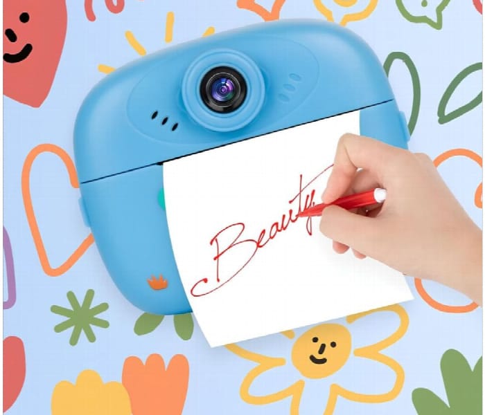 Smartberry KC02 Children's Instant Print Camera – HD Digital Camera with Thermal Printing, Selfie, Video Recording & Rechargeable Battery for Kids