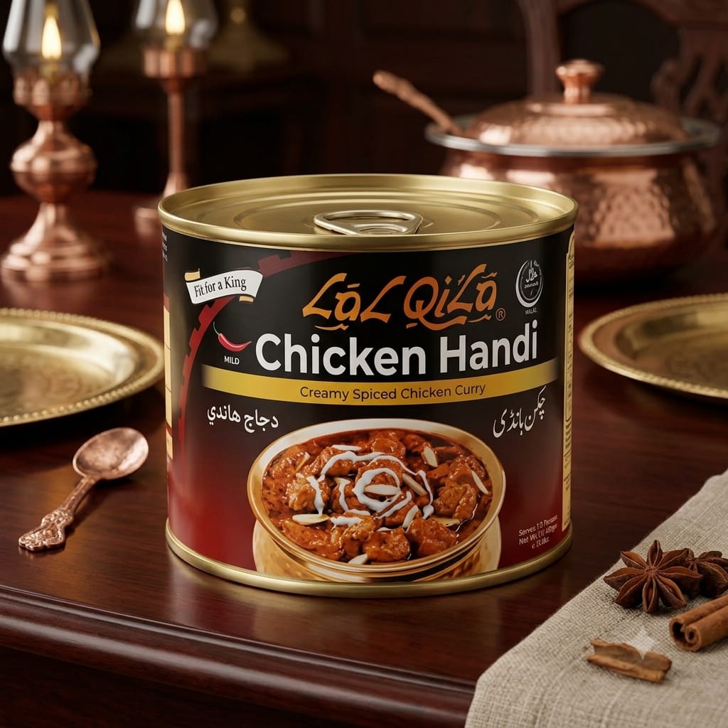 Lal Qila Chicken Handi – Ready to Eat Creamy Spiced Chicken Curry – 450g