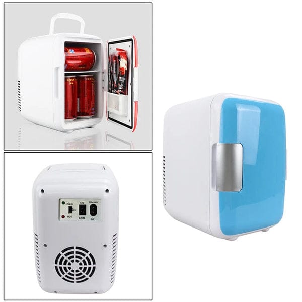 4L Portable Mini Fridge Cooler & Warmer | Compact Desktop Refrigerator for Car