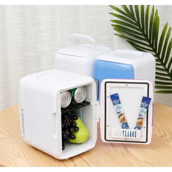 4L Portable Mini Fridge Cooler & Warmer | Compact Desktop Refrigerator for Car
