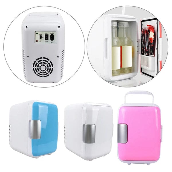4L Portable Mini Fridge Cooler & Warmer | Compact Desktop Refrigerator for Car
