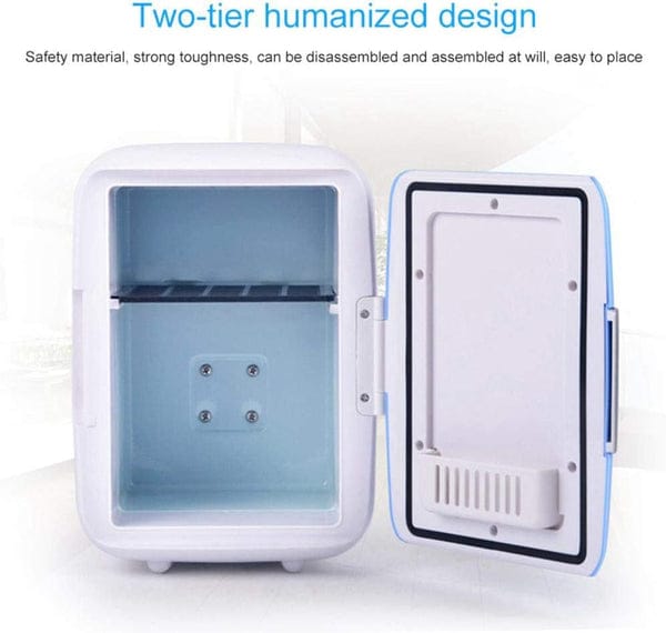 4L Portable Mini Fridge Cooler & Warmer | Compact Desktop Refrigerator for Car