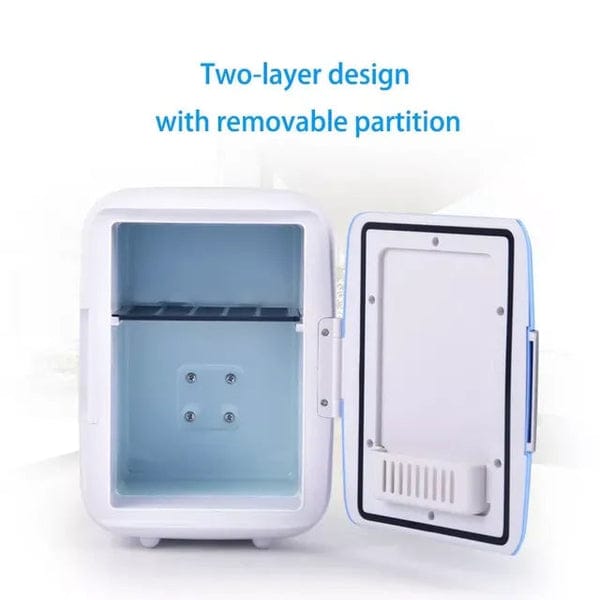 4L Portable Mini Fridge Cooler & Warmer | Compact Desktop Refrigerator for Car