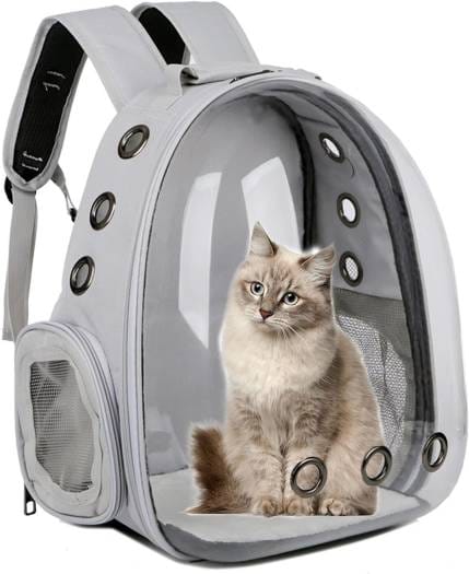 Bubble Window Pet Carrier Backpack – Breathable Space Capsule Bag for Cats & Small Dogs