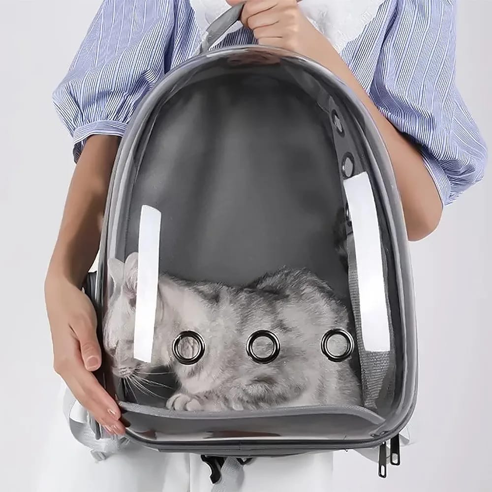 Bubble Window Pet Carrier Backpack – Breathable Space Capsule Bag for Cats & Small Dogs