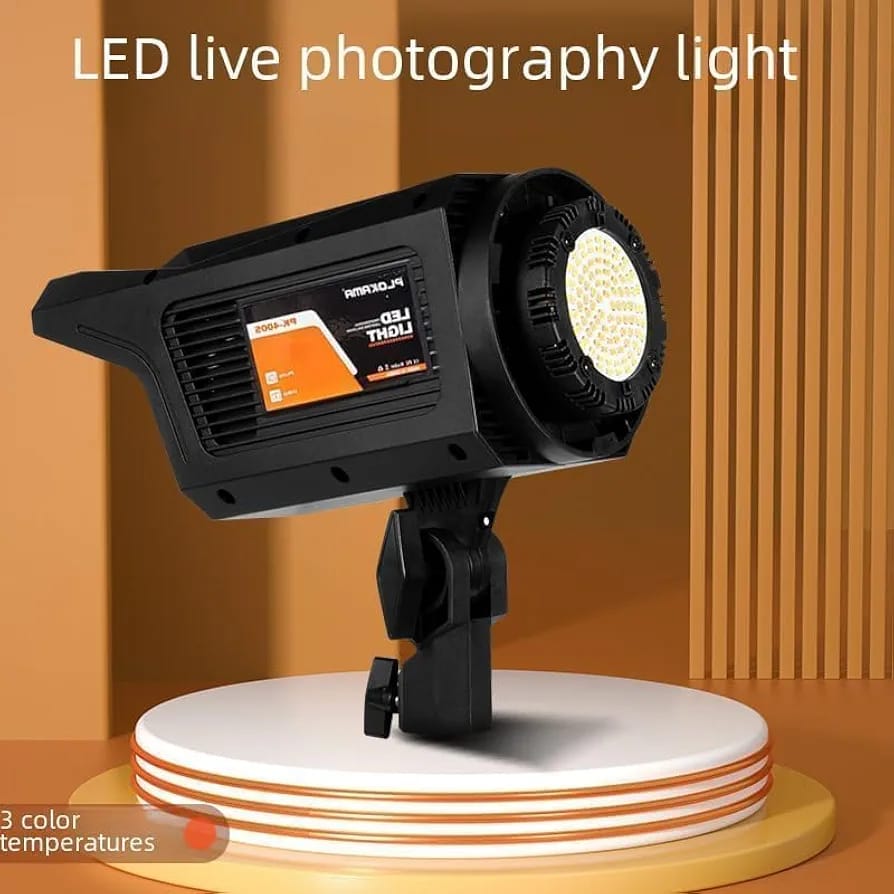 PLOKAMA PK-400S 100W LED Video Light Kit with Softbox & 2.8M Tripod – Professional Photography & Studio Lighting Kit A