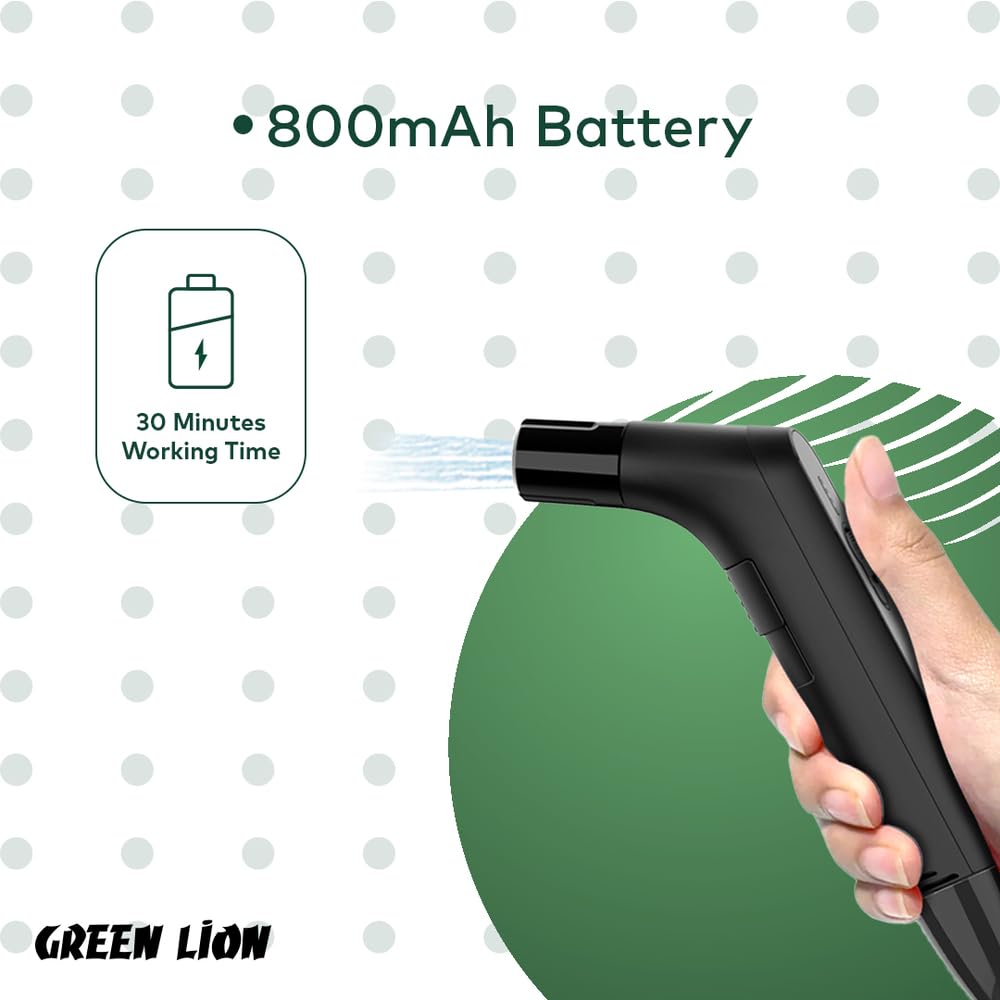 Green Lion Compact Bidet Sprayer for Travel – Portable Handheld Bidet, USB-C Rechargeable, IPX6 Waterproof