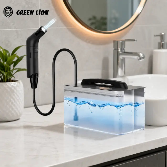 Portable Bidet Sprayer with 2.3L Water Container – All-in-One Travel Bidet Set, Filtered Hose, Easy Carry Handle